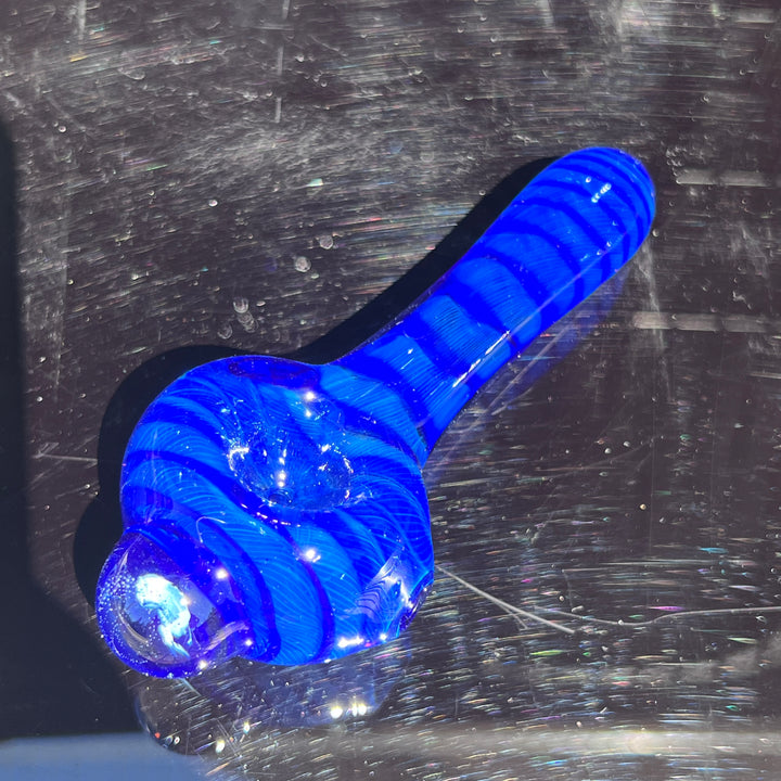 Tahoe Blue Coil Glass Pipe Glass Pipe Schutz Glass   