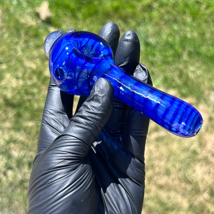 Tahoe Blue Coil Glass Pipe Glass Pipe Schutz Glass   