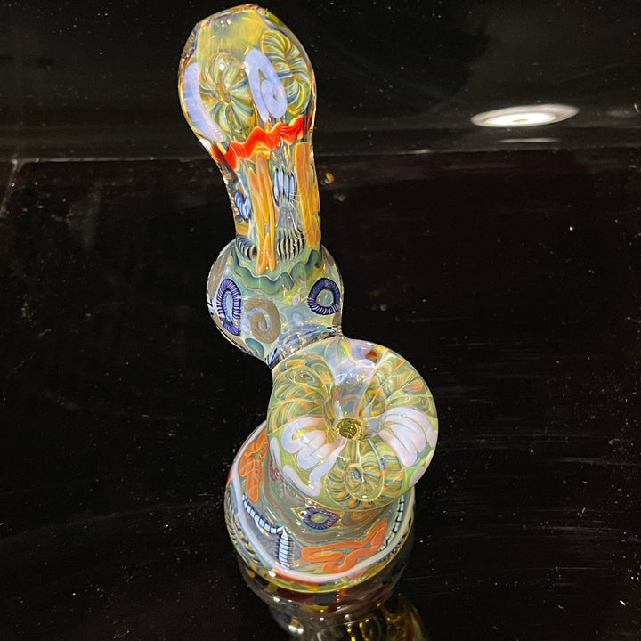 Inside Out Sherlock Bubbler Glass Pipe Tiny Mike   