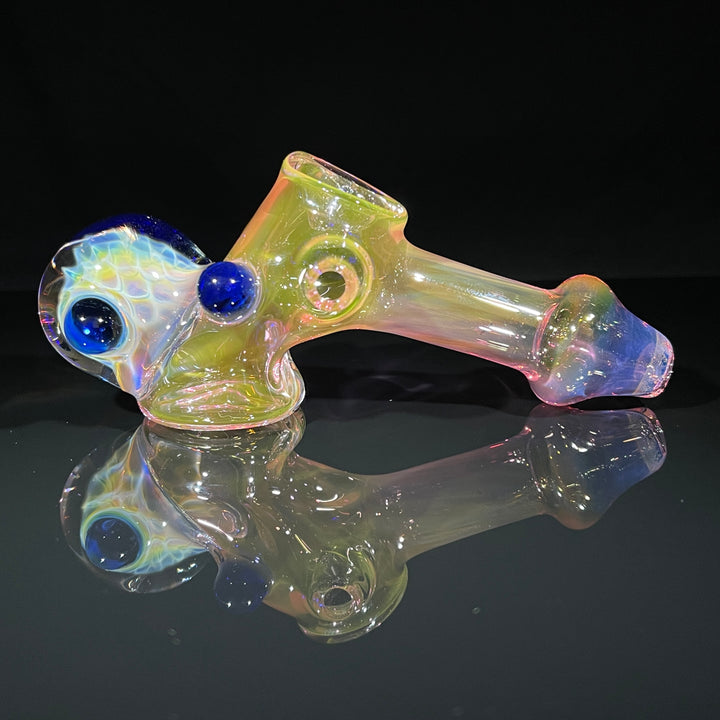 Fumed Honeycomb Hammer Glass Pipe Catfish Glass