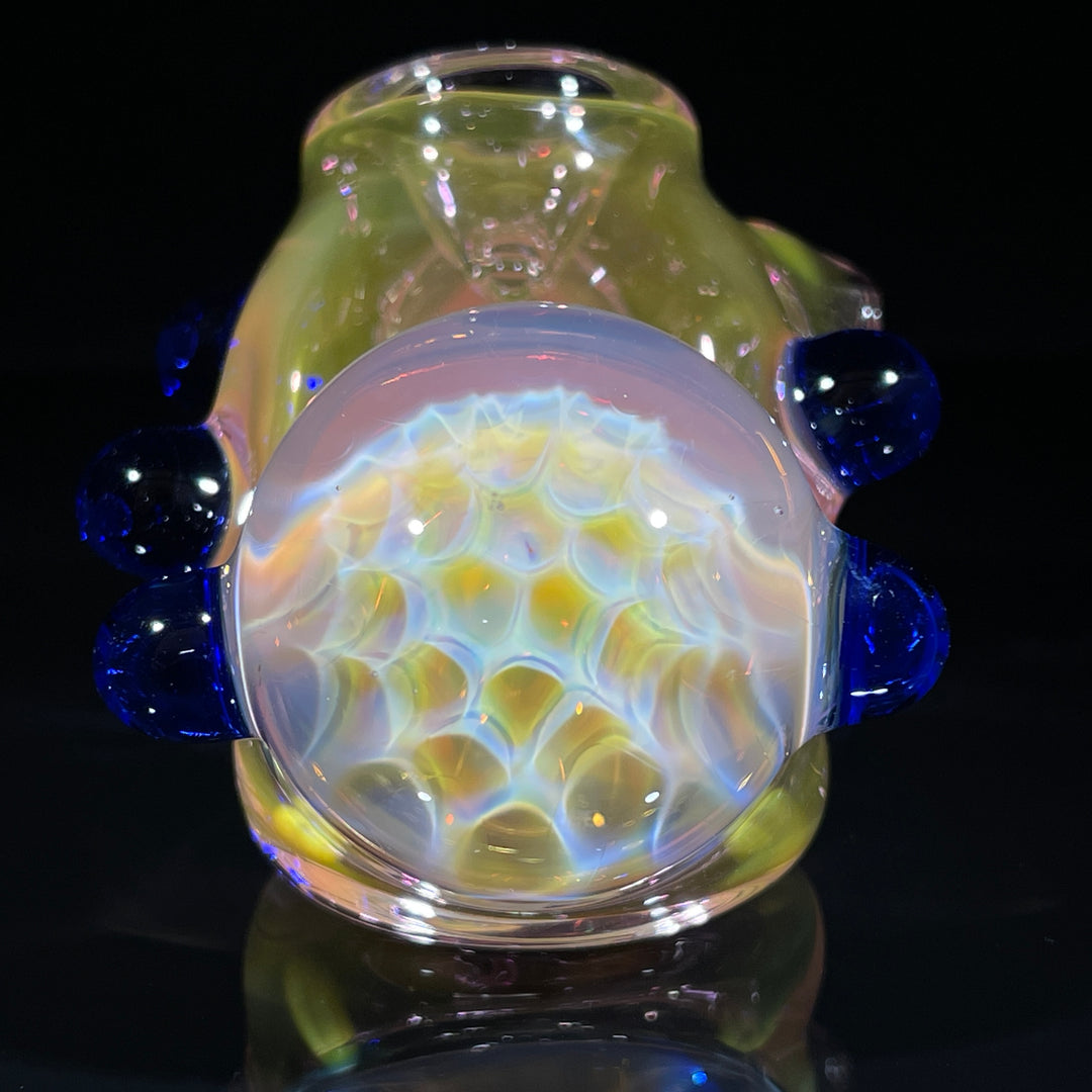 Fumed Honeycomb Hammer Glass Pipe Catfish Glass