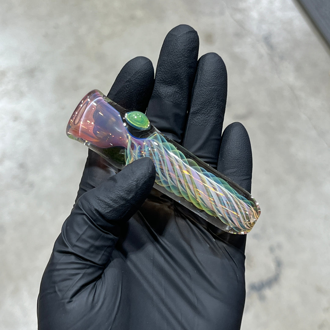 Thick Fume Chillum Glass Pipe Chuck Glass   