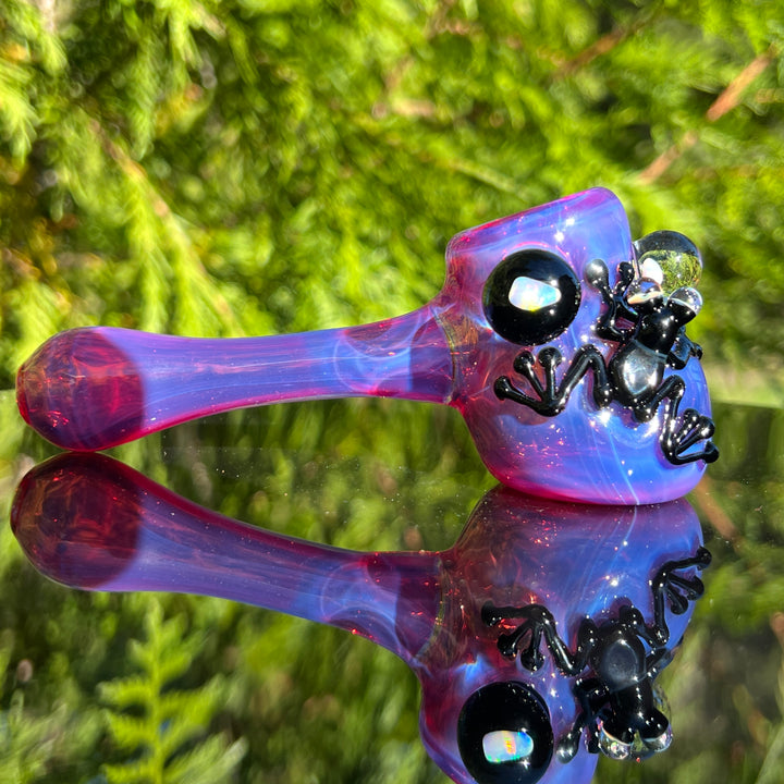 Opal Frog Hammer Glass Pipe Beezy Glass   