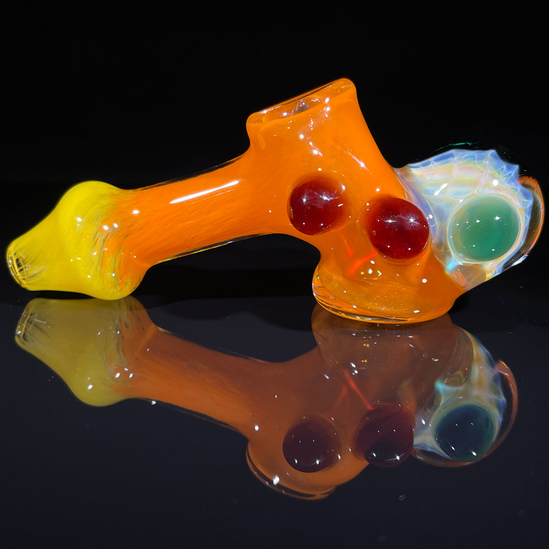 Frit Honeycomb Hammer Glass Pipe Catfish Glass