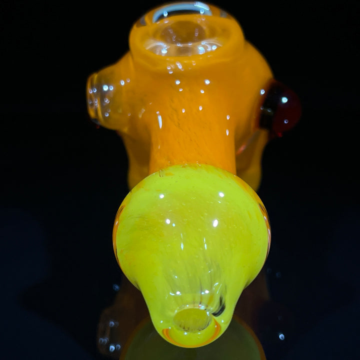 Frit Honeycomb Hammer Glass Pipe Catfish Glass