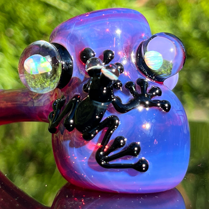 Opal Frog Hammer Glass Pipe Beezy Glass   