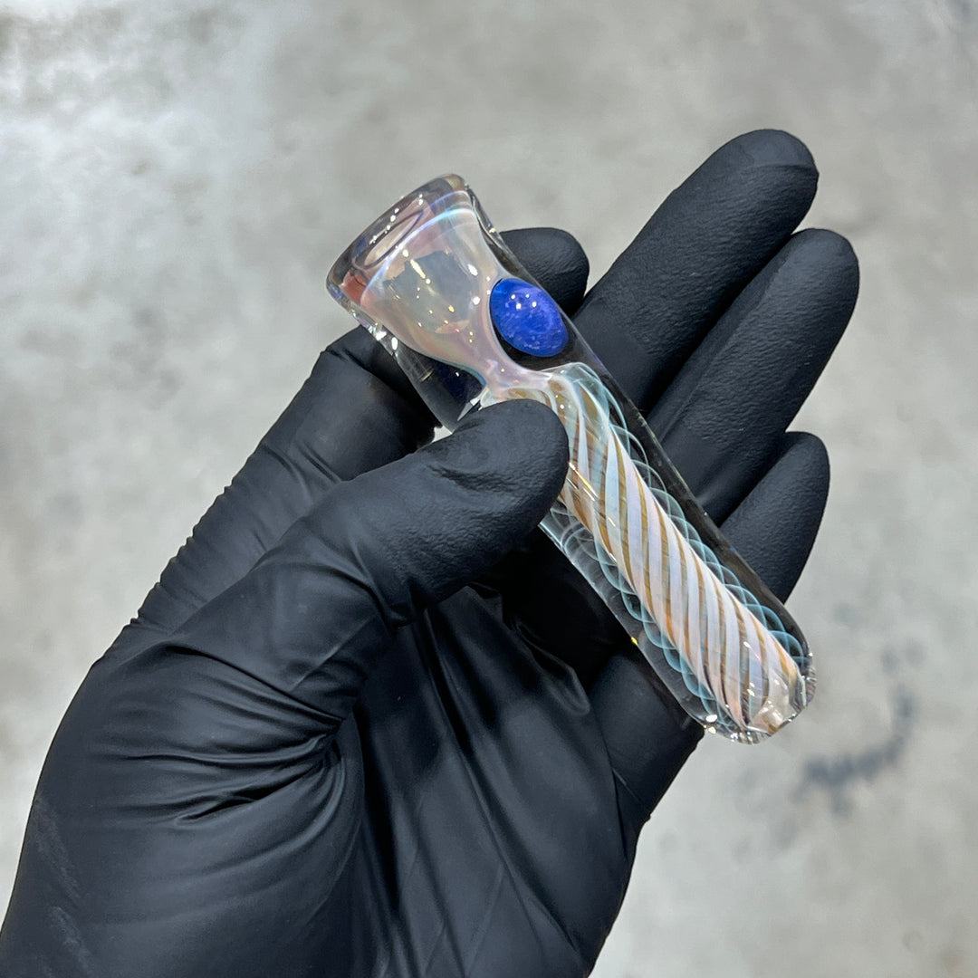 Thick Fume Chillum Glass Pipe Chuck Glass   