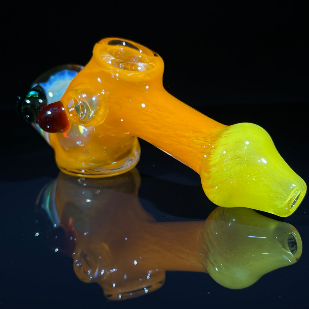 Frit Honeycomb Hammer Glass Pipe Catfish Glass