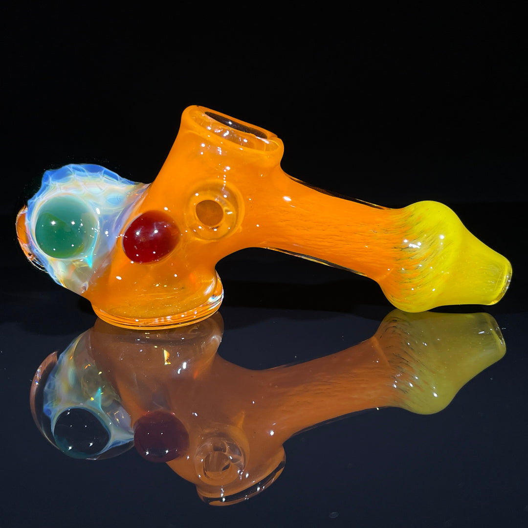 Frit Honeycomb Hammer Glass Pipe Catfish Glass