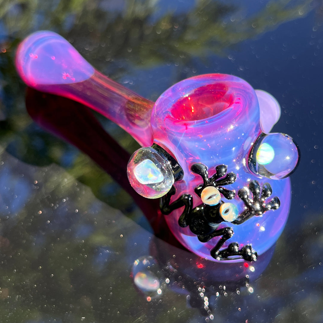 Opal Frog Hammer Glass Pipe Beezy Glass   