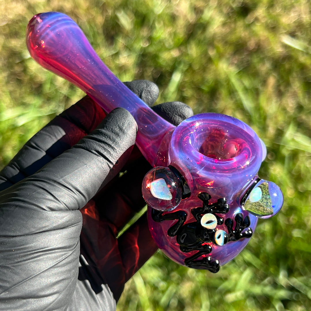 Opal Frog Hammer Glass Pipe Beezy Glass   