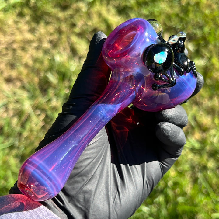 Opal Frog Hammer Glass Pipe Beezy Glass   