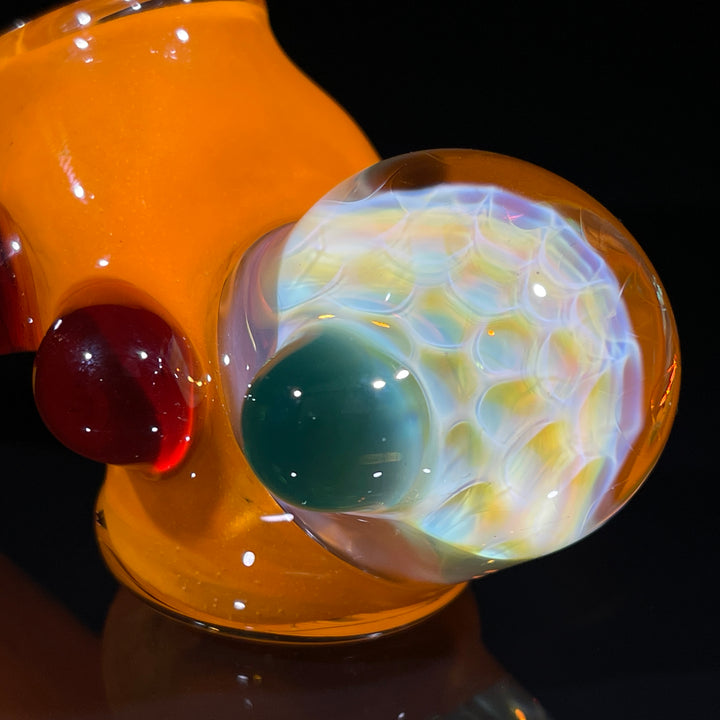 Frit Honeycomb Hammer Glass Pipe Catfish Glass