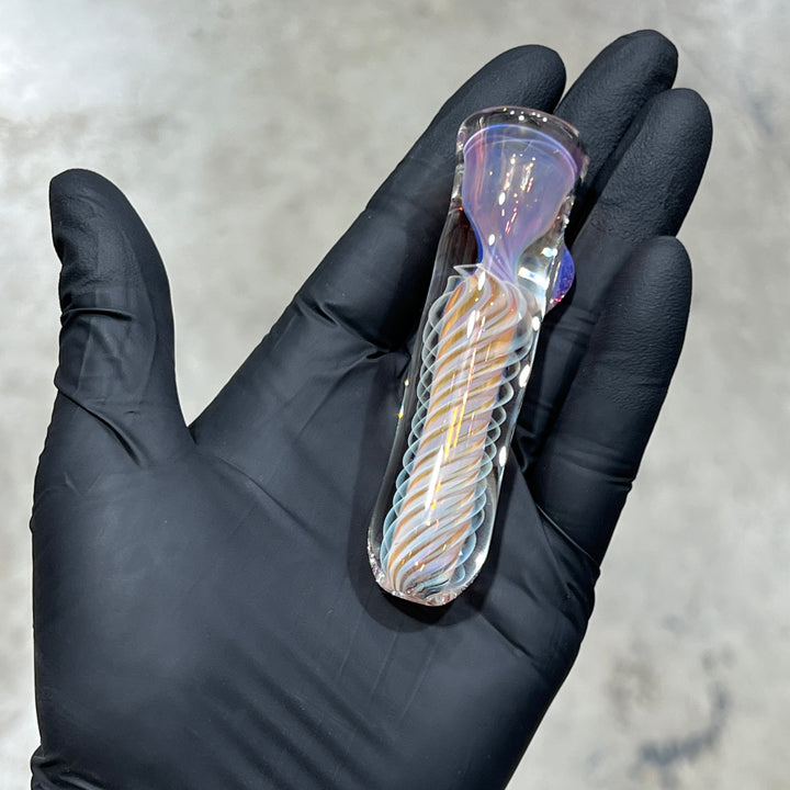 Thick Fume Chillum Glass Pipe Chuck Glass   