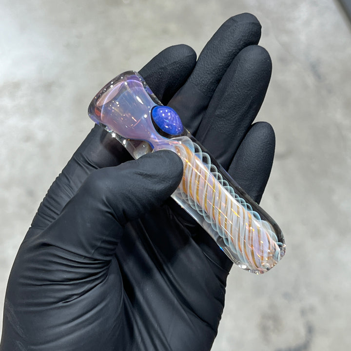 Thick Fume Chillum Glass Pipe Chuck Glass   