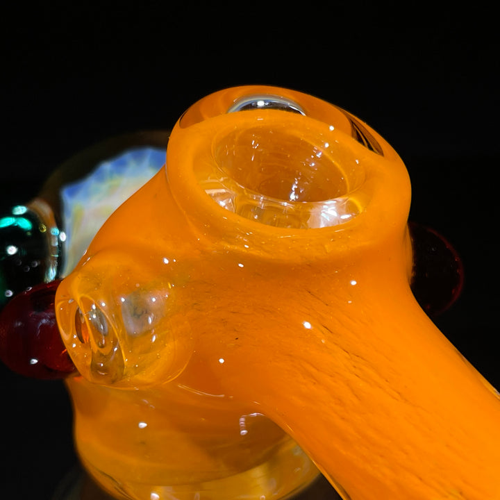 Frit Honeycomb Hammer Glass Pipe Catfish Glass