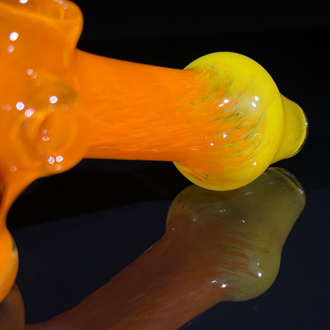 Frit Honeycomb Hammer Glass Pipe Catfish Glass