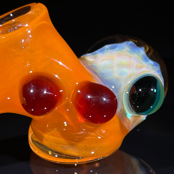 Frit Honeycomb Hammer Glass Pipe Catfish Glass