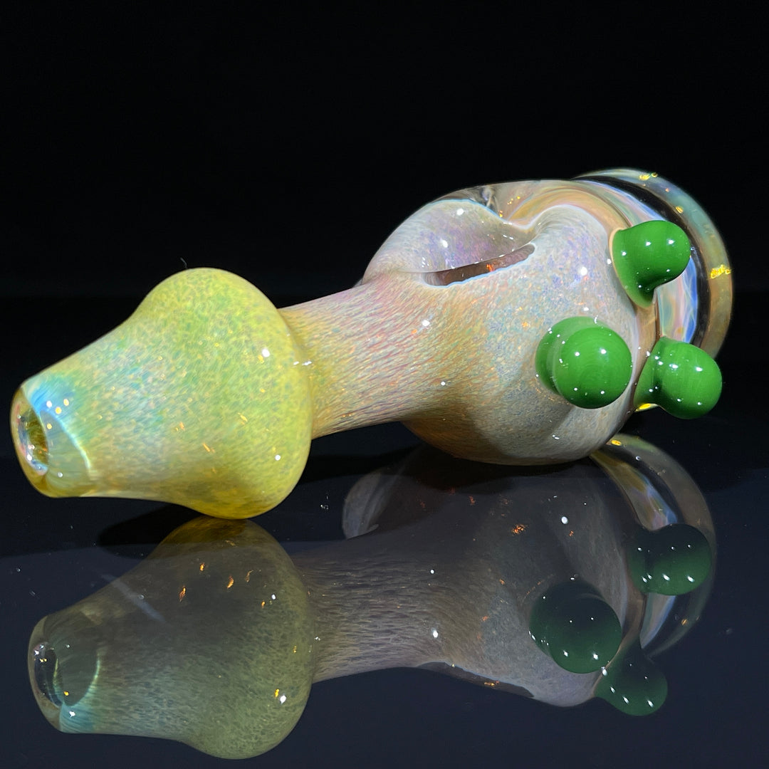 Frit Honeycomb Spoon Glass Pipe Catfish Glass