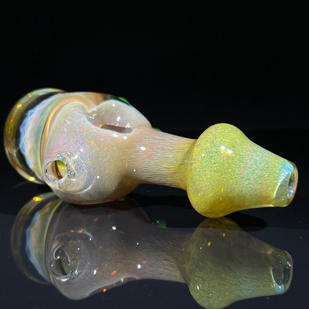 Frit Honeycomb Spoon Glass Pipe Catfish Glass