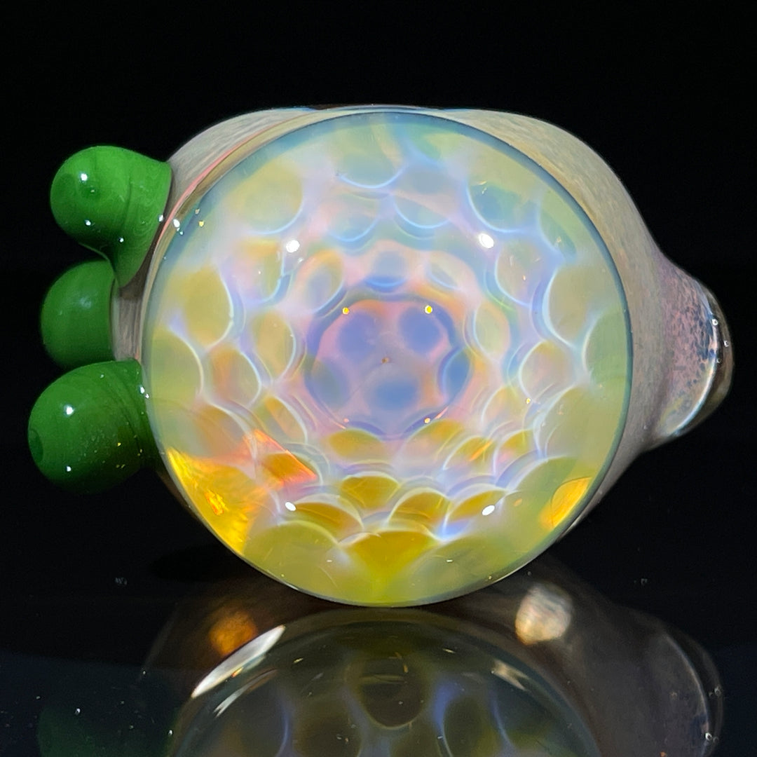 Frit Honeycomb Spoon Glass Pipe Catfish Glass