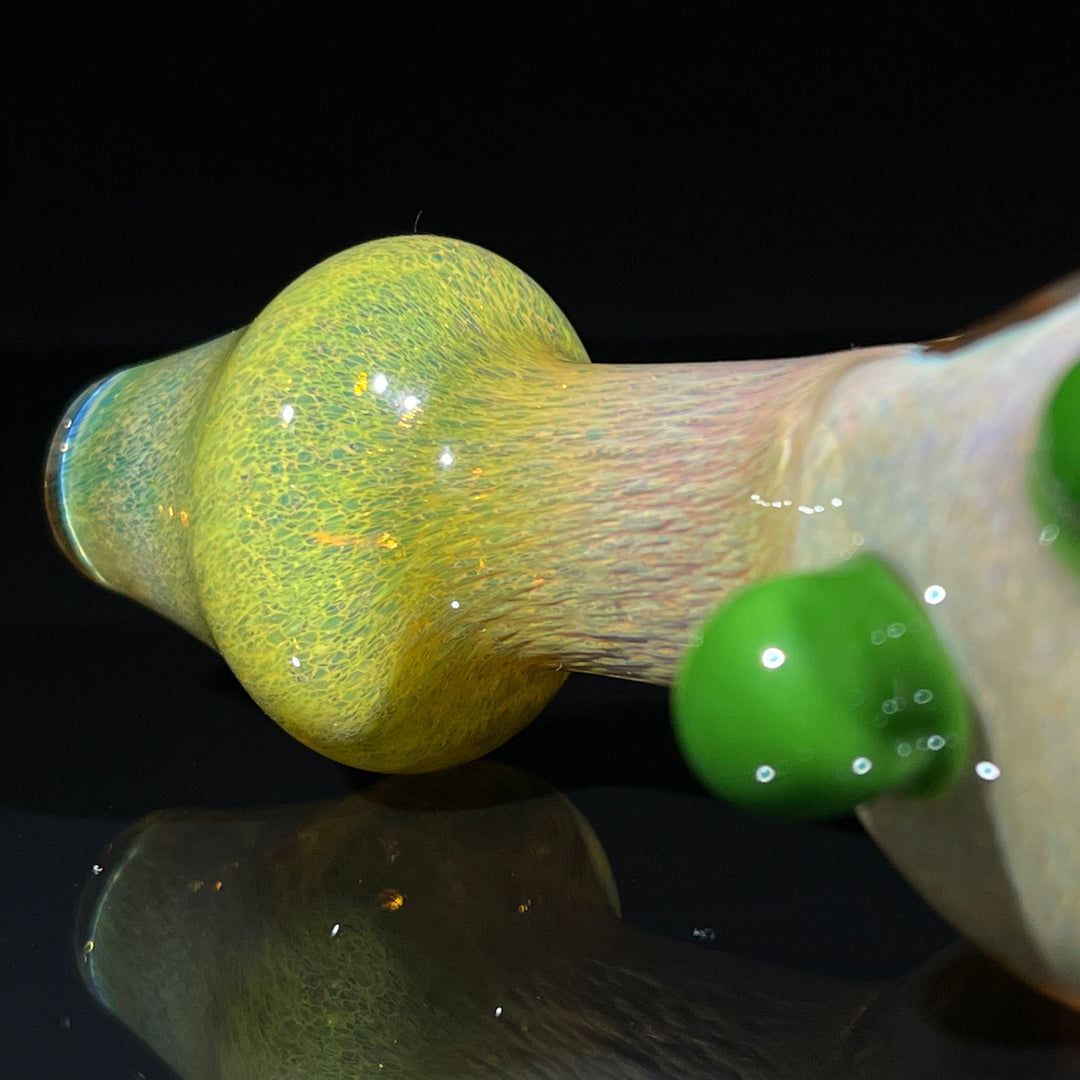 Frit Honeycomb Spoon Glass Pipe Catfish Glass