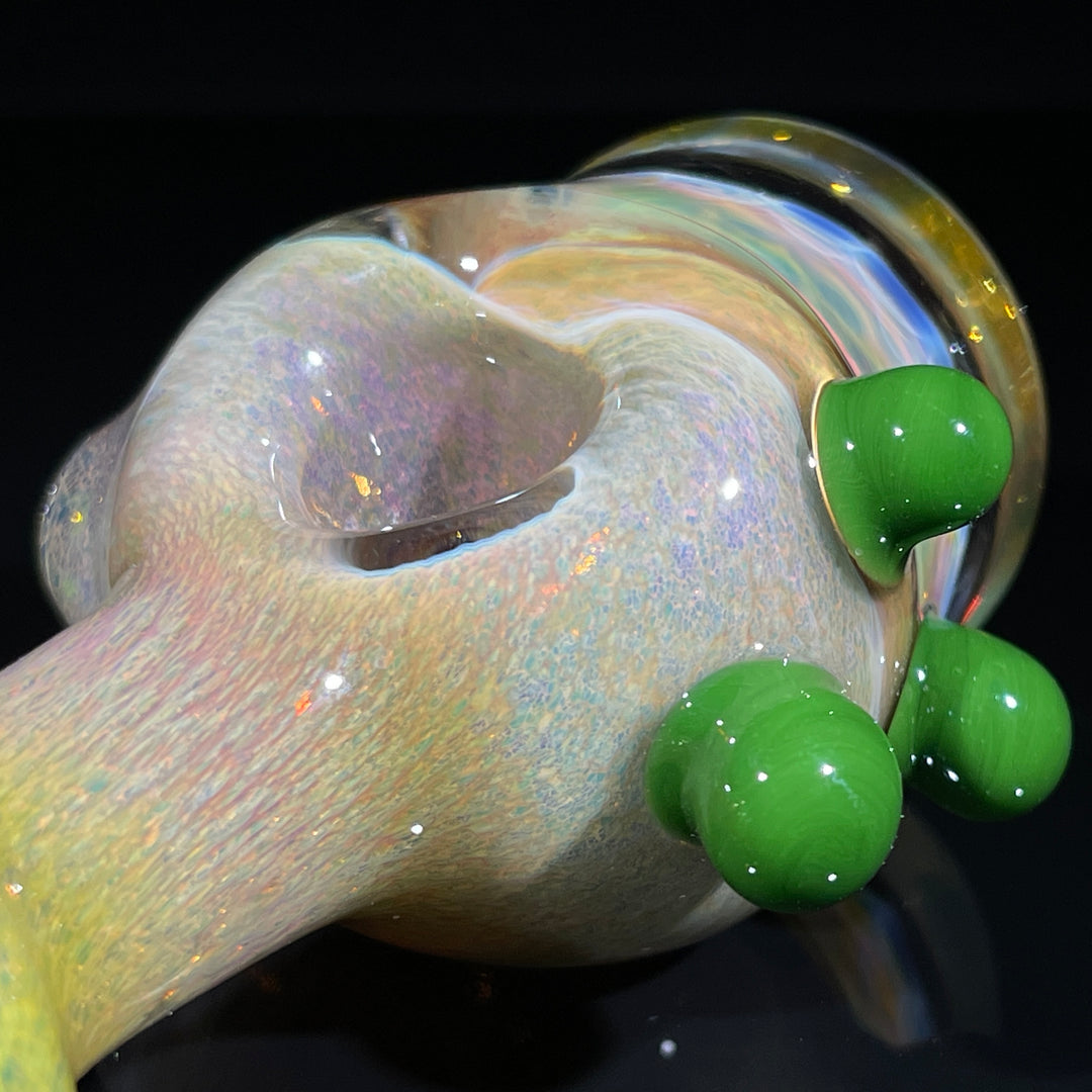 Frit Honeycomb Spoon Glass Pipe Catfish Glass