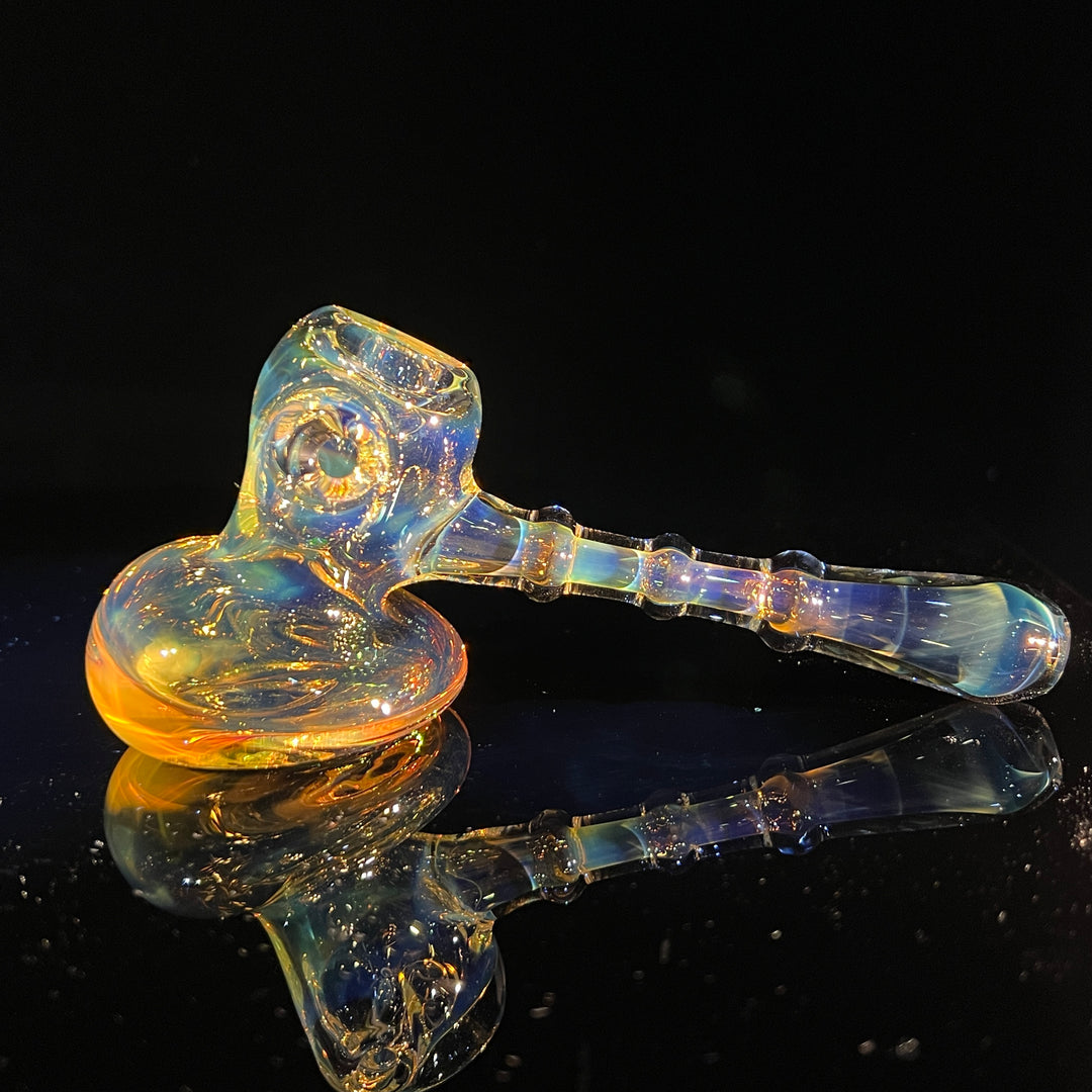 Silver Color Changing Glass Hammer Glass Pipe Tako Glass   