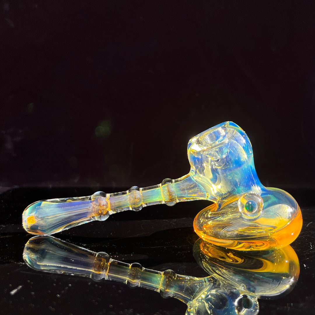 Silver Color Changing Glass Hammer Glass Pipe Tako Glass   