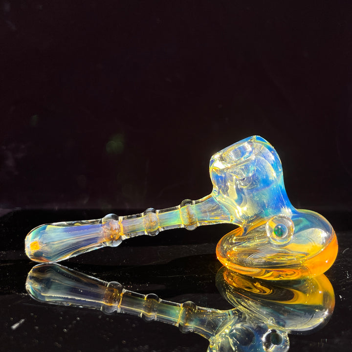 Silver Color Changing Glass Hammer Glass Pipe Tako Glass   