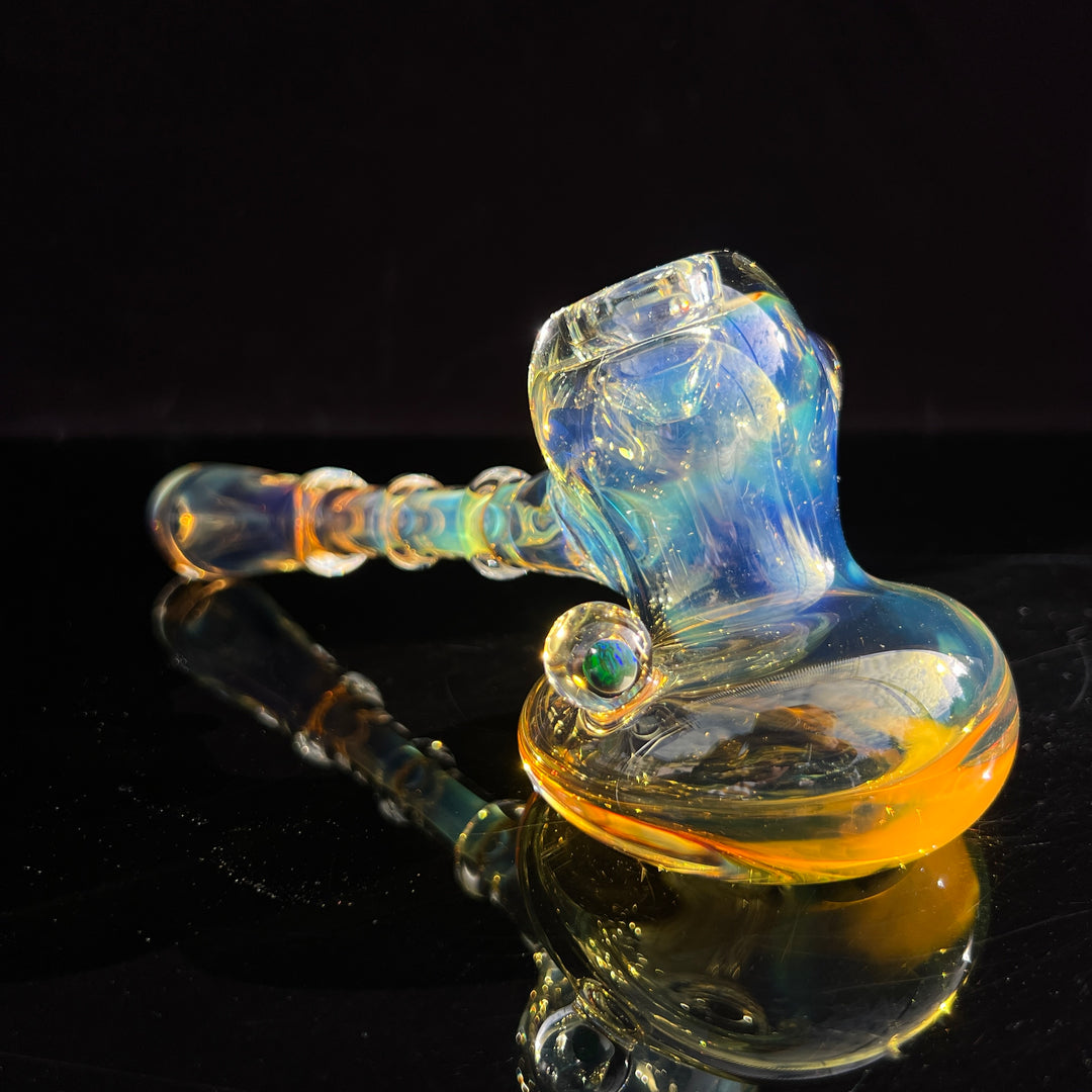 Silver Color Changing Glass Hammer Glass Pipe Tako Glass   