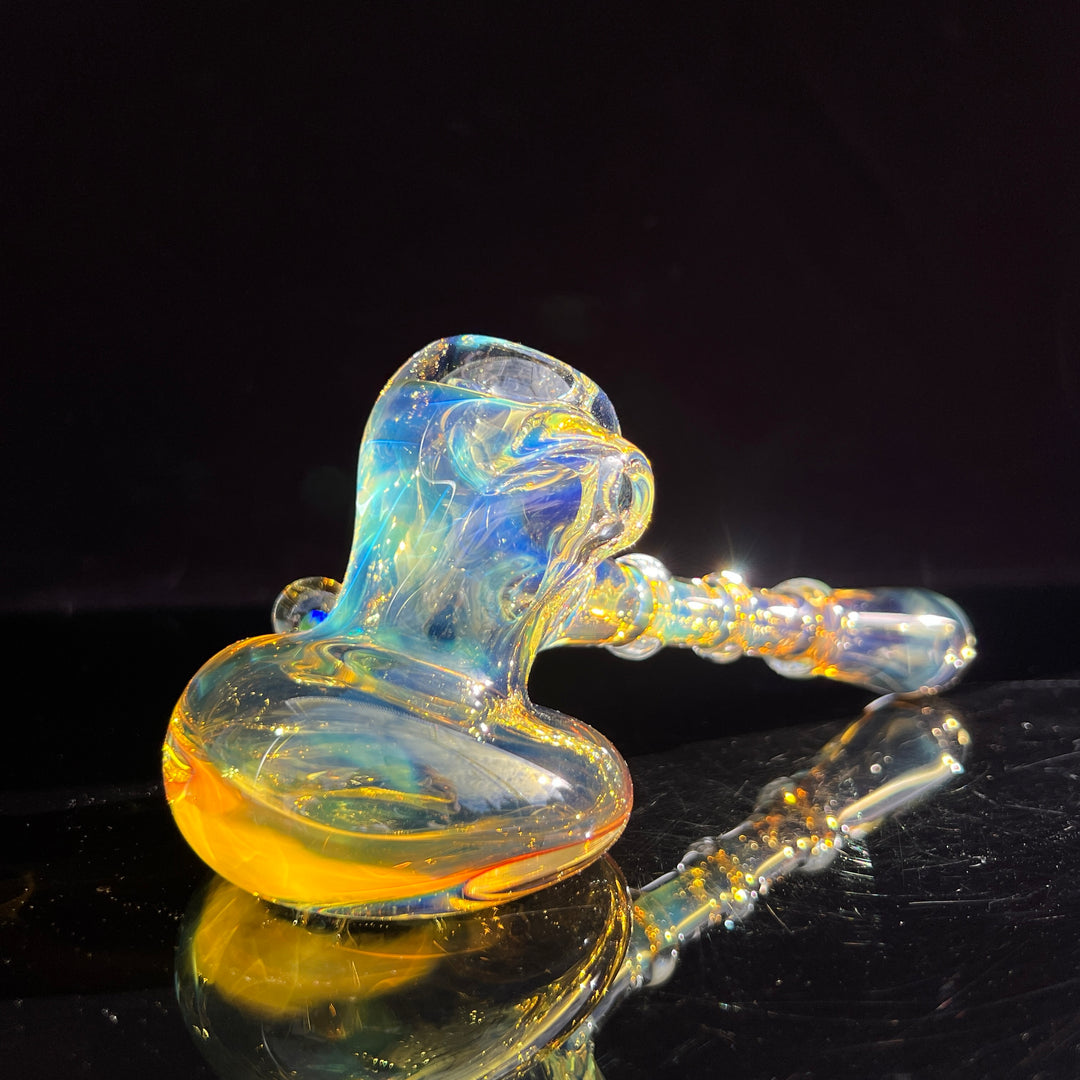 Silver Color Changing Glass Hammer Glass Pipe Tako Glass   