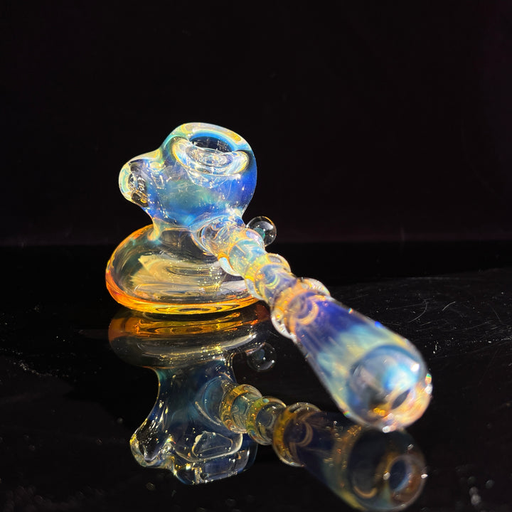 Silver Color Changing Glass Hammer Glass Pipe Tako Glass   