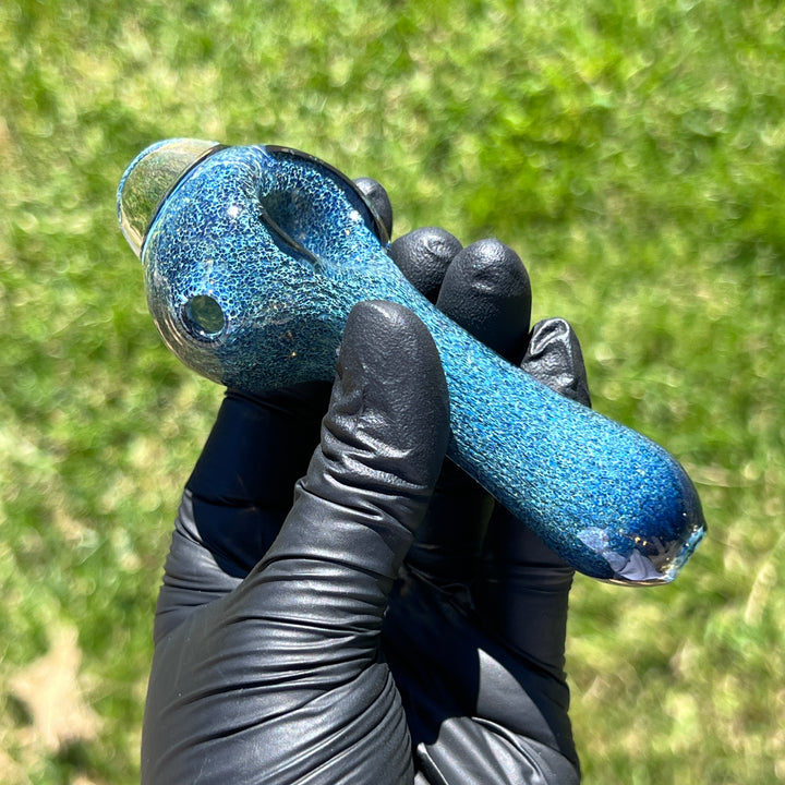 Salish Blue Pipe Glass Pipe Schutz Glass   