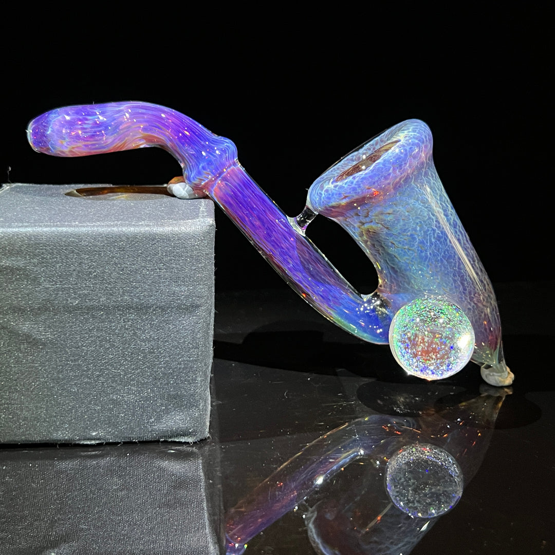 Nebula's Magic Marble Sherlock Glass Pipe Tako Glass   