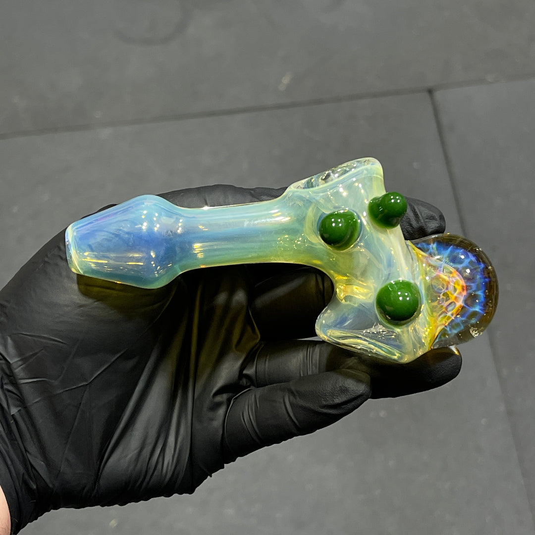 Fumed Honeycomb Hammer Glass Pipe Catfish Glass