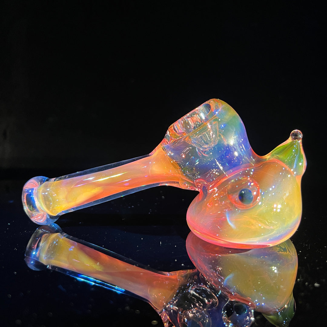 Gold Color Changing Glass Hammer Glass Pipe Tako Glass   