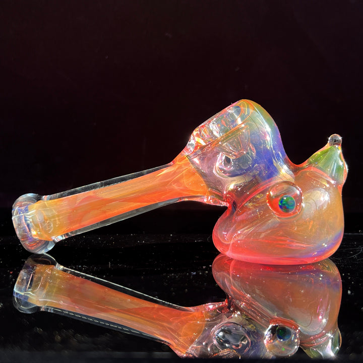 Gold Color Changing Glass Hammer Glass Pipe Tako Glass   