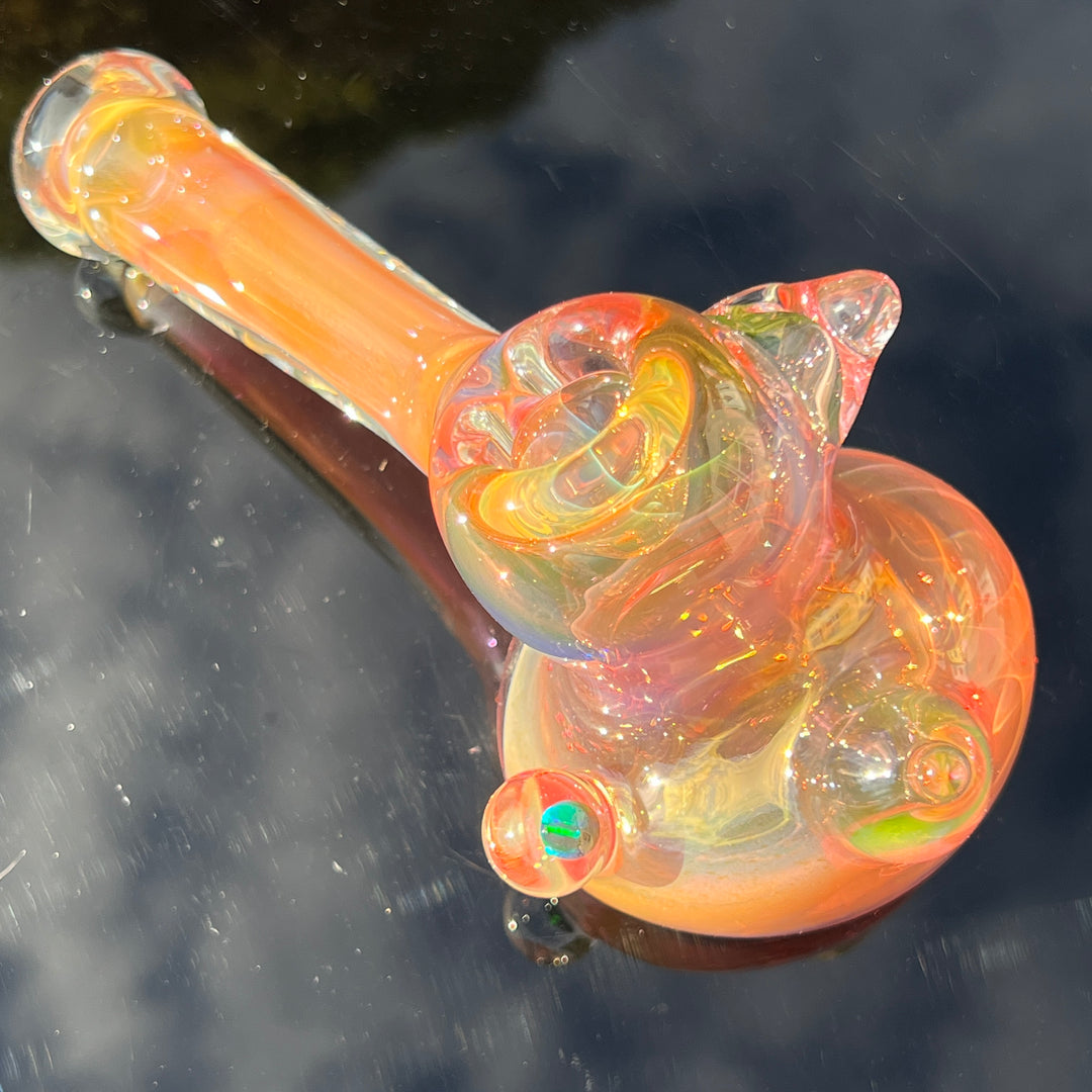 Gold Color Changing Glass Hammer Glass Pipe Tako Glass   