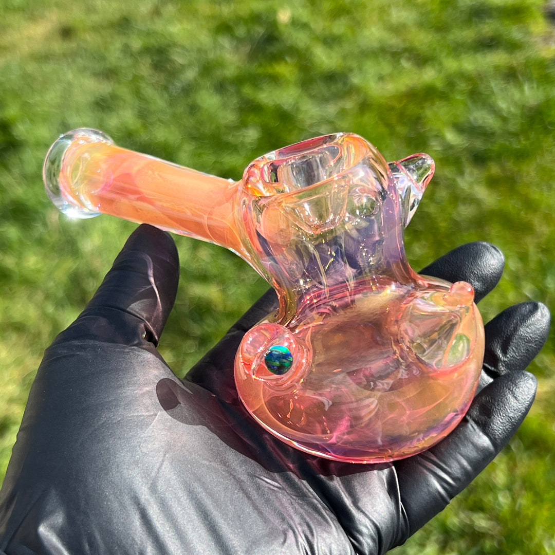 Gold Color Changing Glass Hammer Glass Pipe Tako Glass   