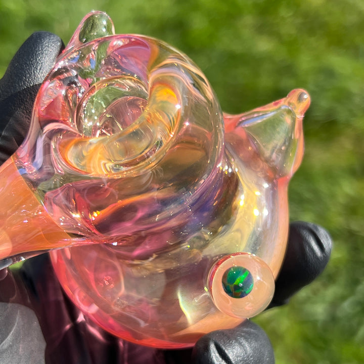 Gold Color Changing Glass Hammer Glass Pipe Tako Glass   