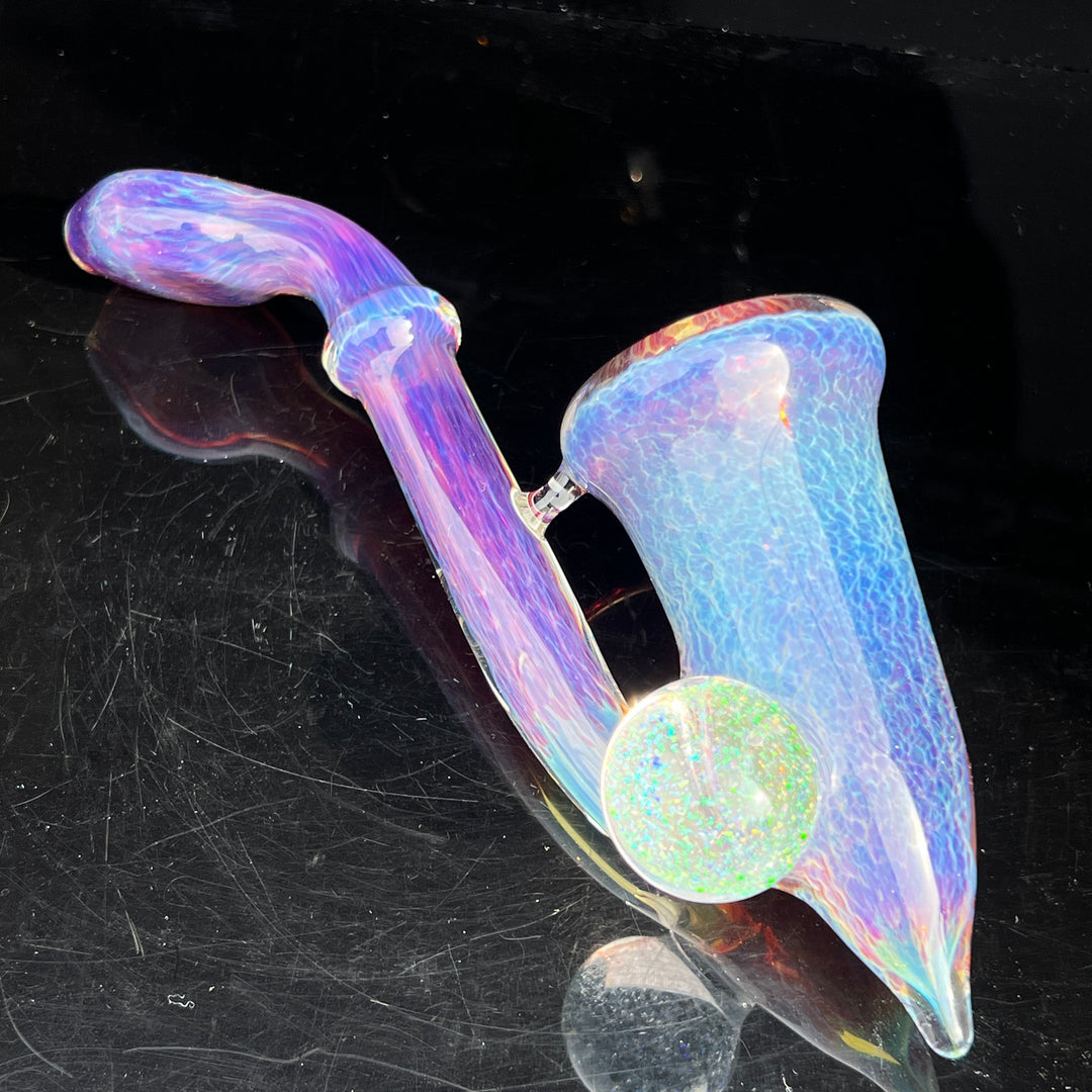 Nebula's Magic Marble Sherlock Glass Pipe Tako Glass   