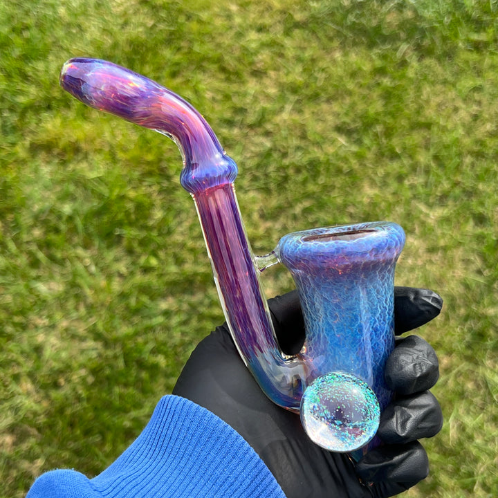 Nebula's Magic Marble Sherlock Glass Pipe Tako Glass   