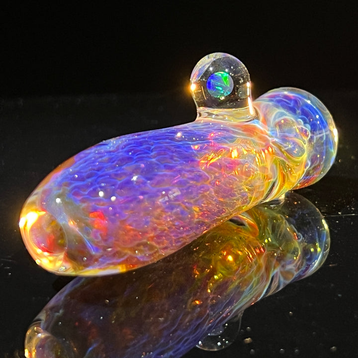 Purple Ghost Opal Chillum Glass Pipe Tako Glass   