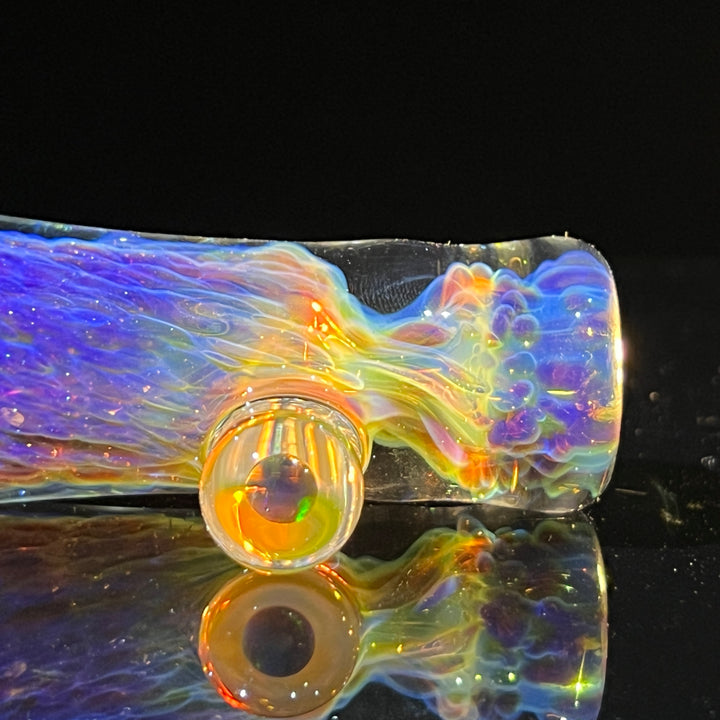 Purple Ghost Opal Chillum Glass Pipe Tako Glass   