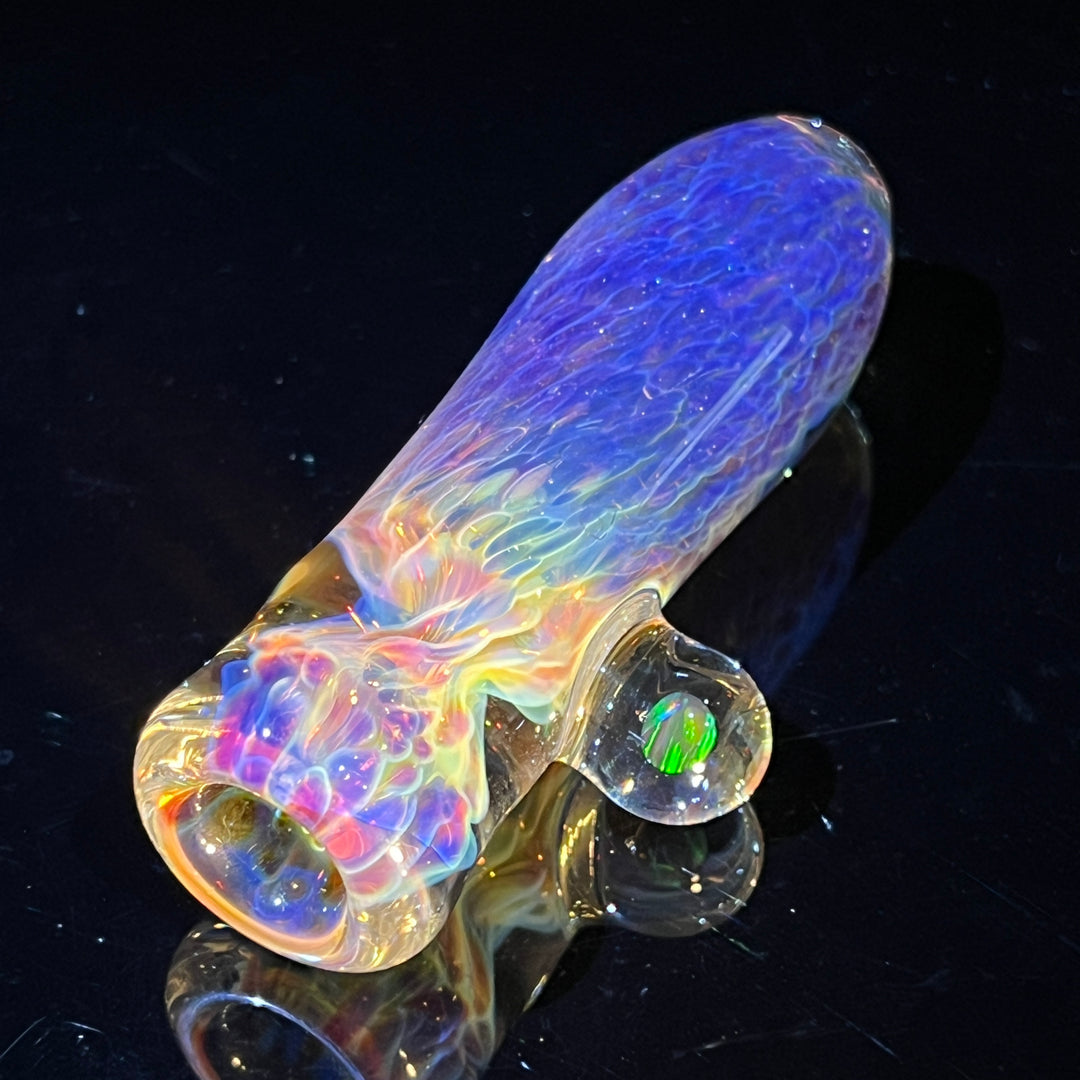 Purple Ghost Opal Chillum Glass Pipe Tako Glass   