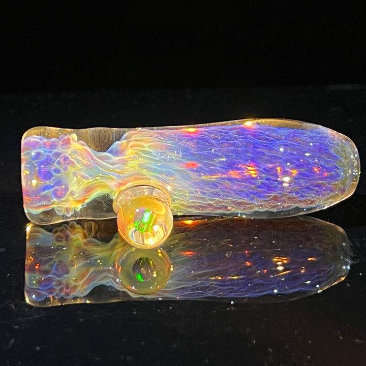 Purple Ghost Opal Chillum Glass Pipe Tako Glass   