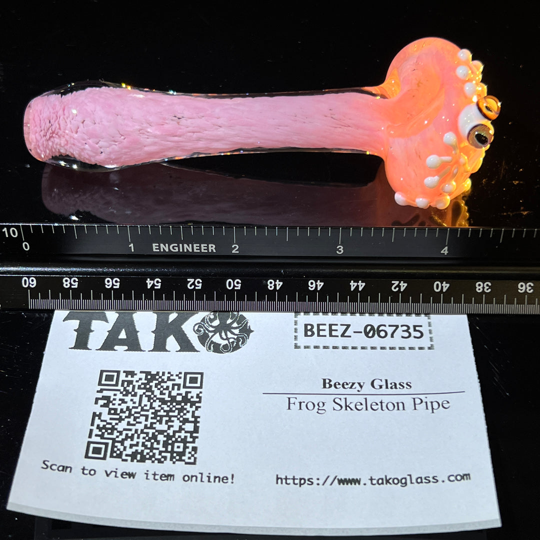 Frog Skeleton Pipe Glass Pipe Beezy Glass   