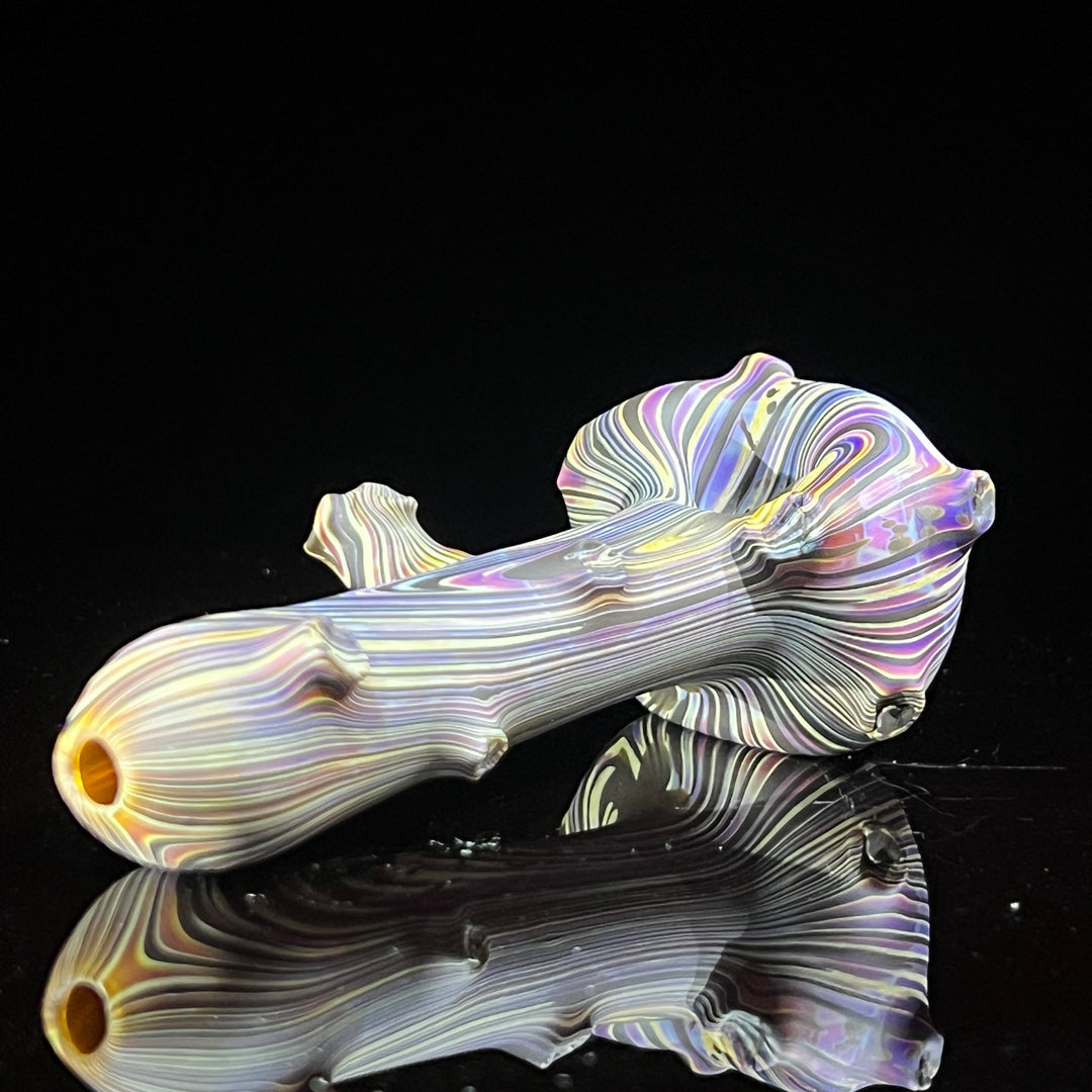 Woodgrain Branch Spoon Glass Pipe Wazoo Glass