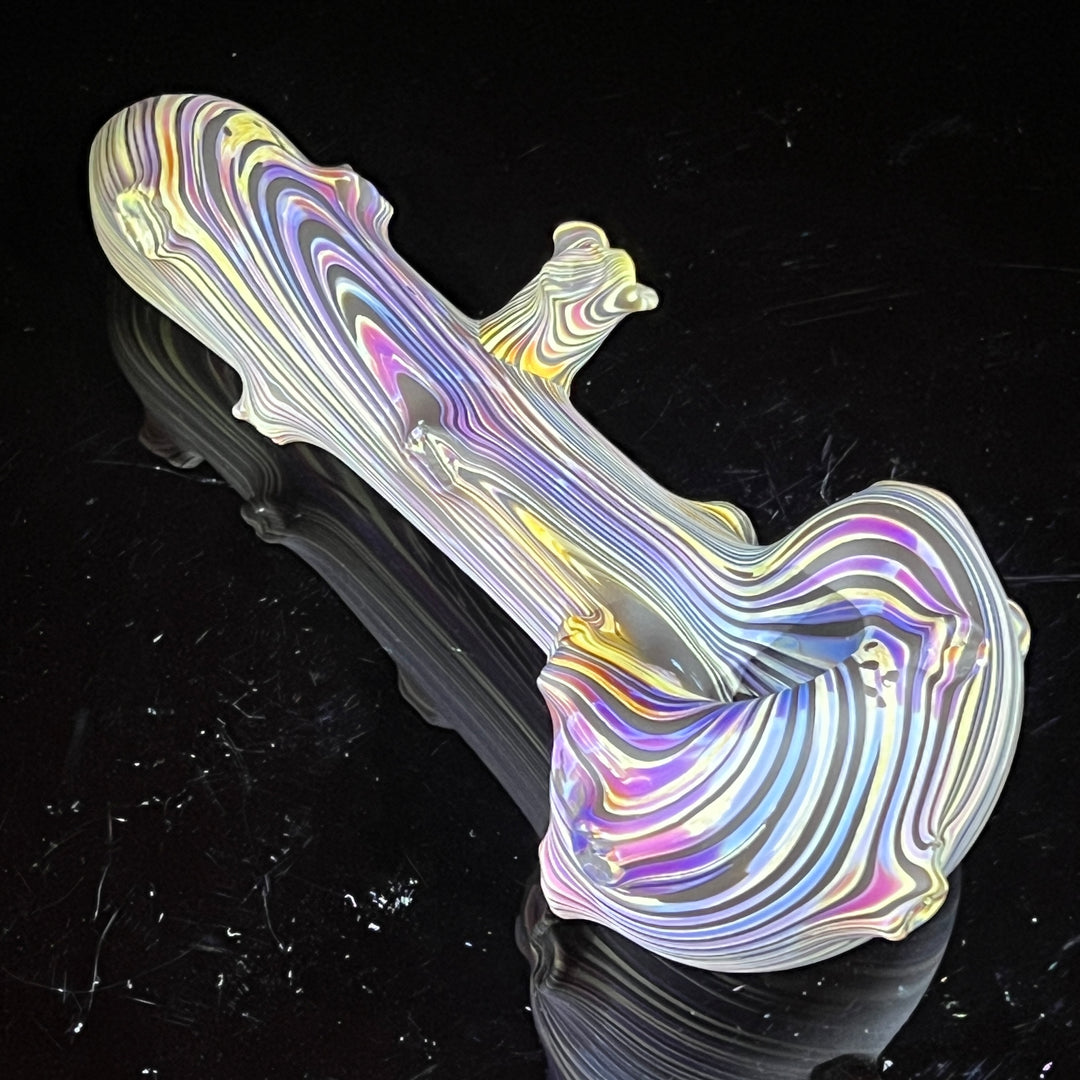 Woodgrain Branch Spoon Glass Pipe Wazoo Glass